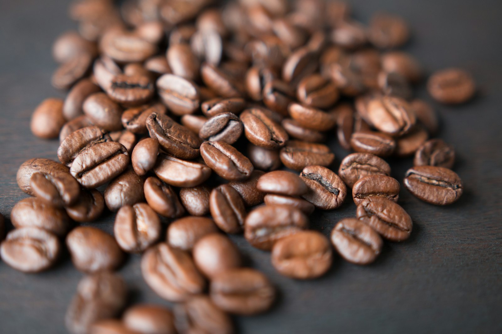 Coffee roasting in a warm copper drum at the Northbound roastery in London, Ontario