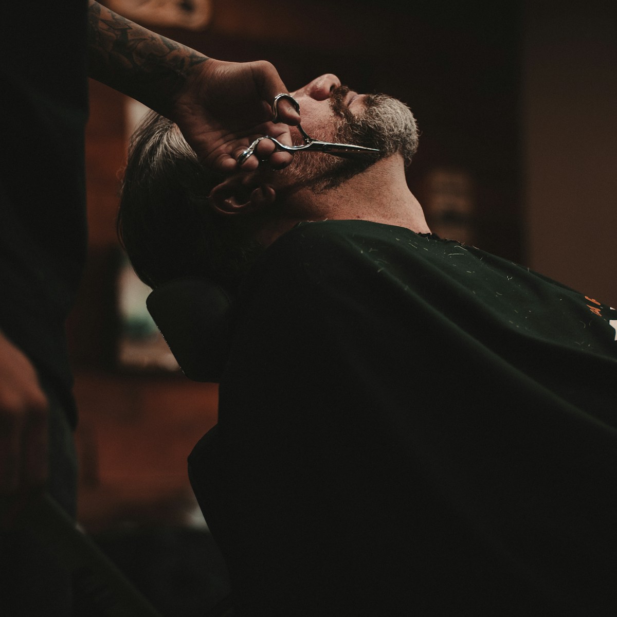 Detail shot of a fresh cut at Golden Hair Salon
