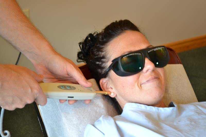 Laser acupuncture for smoking cessation
