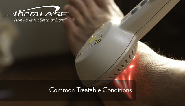 Common conditions treated by Theralase cold laser therapy