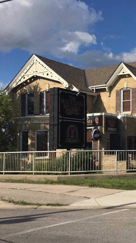 The Waltzing Weasel upstairs event room, seats 32